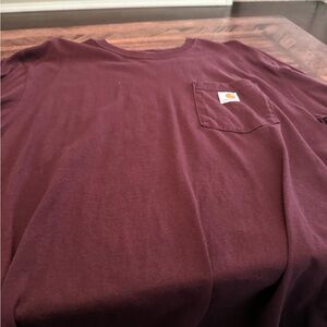Carhartt Men's Burgundy Pocket Tee